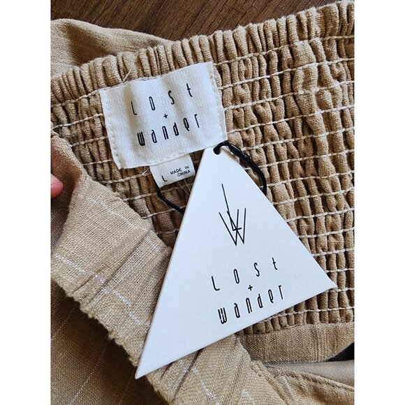 NWT Lost + Wander Lenin Romper Size Large PLEASE READ‎ Retail $98 - Picture 6 of 8